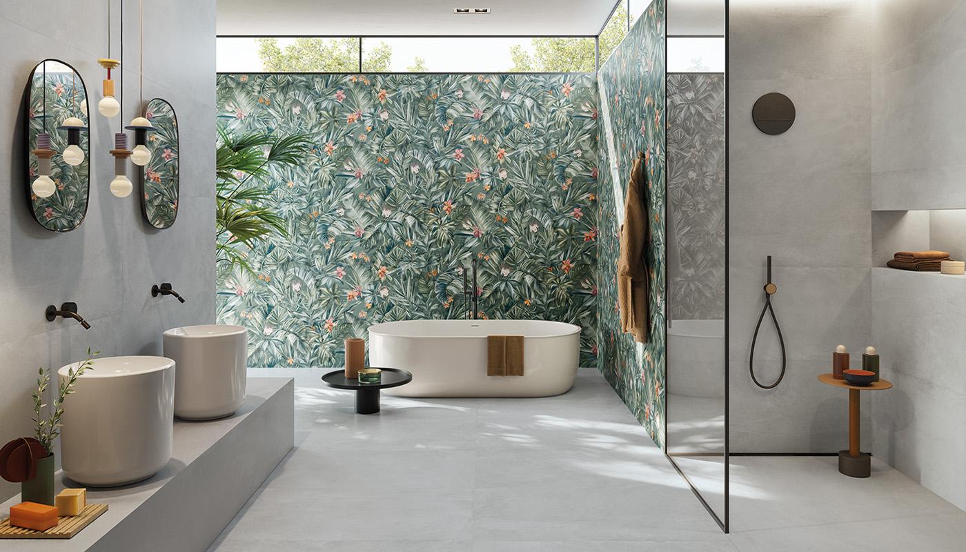 Emil/Ergon Ceramica Pigmento Grigio Cenere Silktech 60x120 ELNT płytki ...